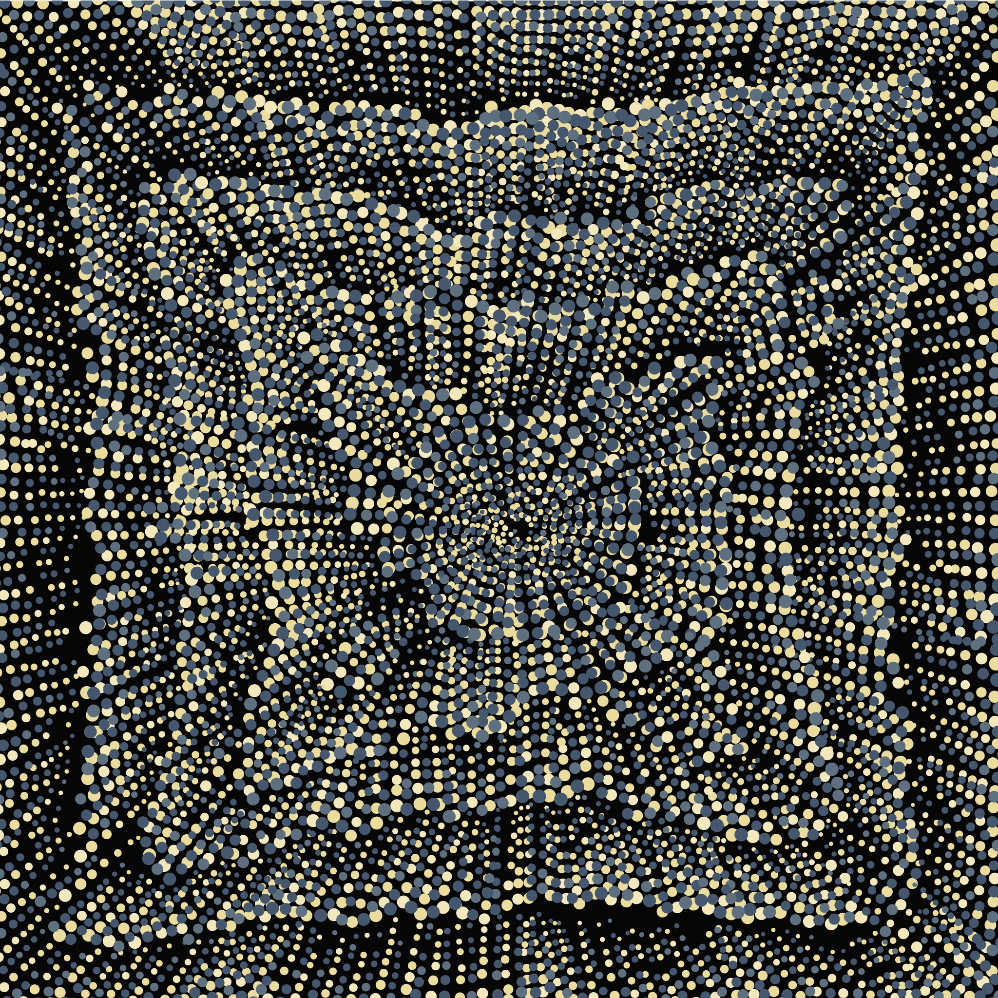 Caterpillar Dreaming | Midnight by Elizabeth Napaljarri Katakarinja