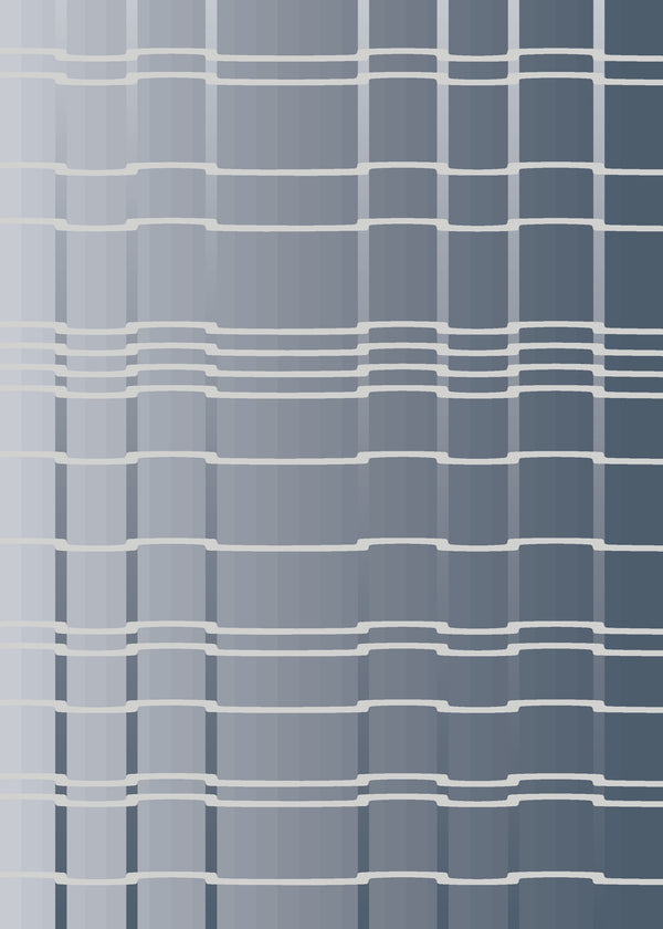 Gradient Two Way Gradient Two Way Overlay | Blue - Tappeti Fine Handcrafted Rugs + Carpets