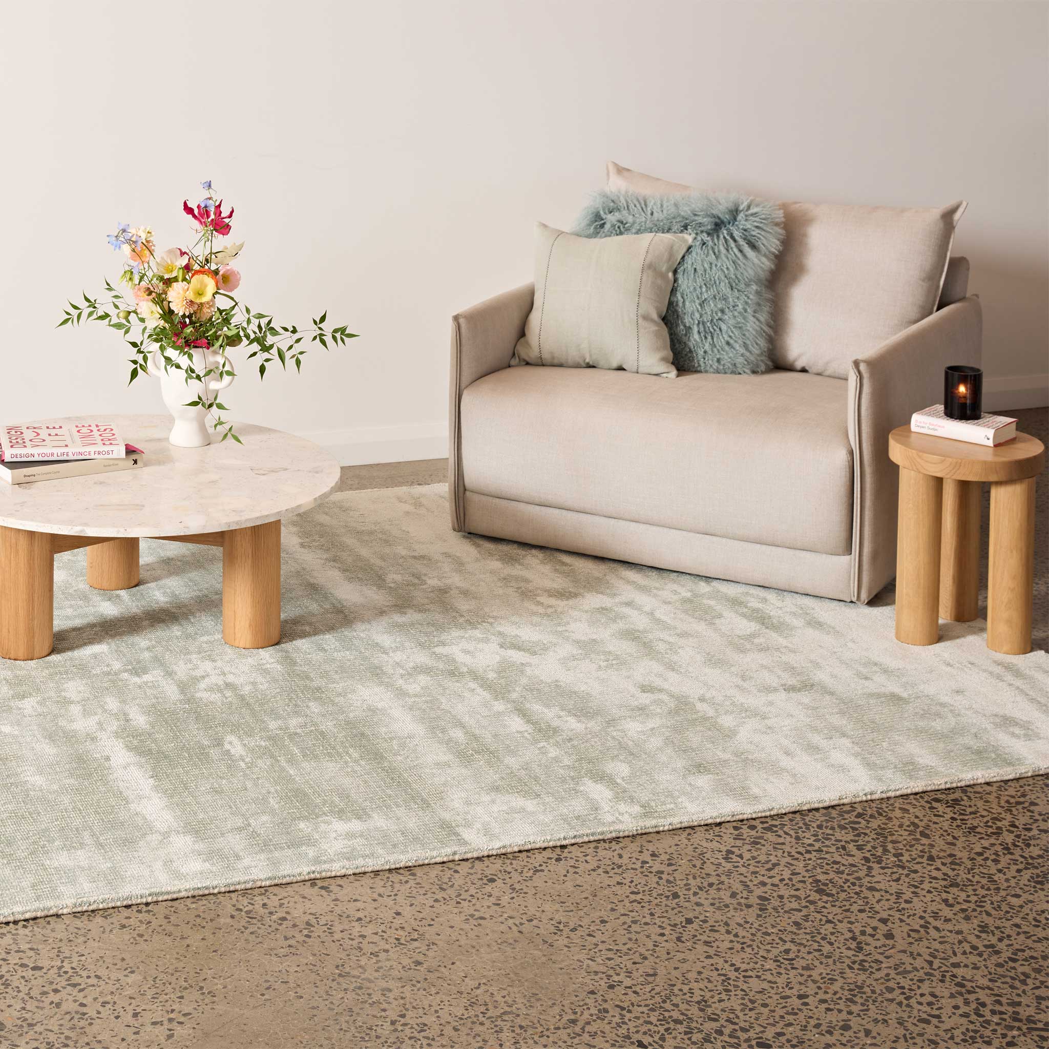 ORA DUO - DUCK EGG – Tappeti Rugs