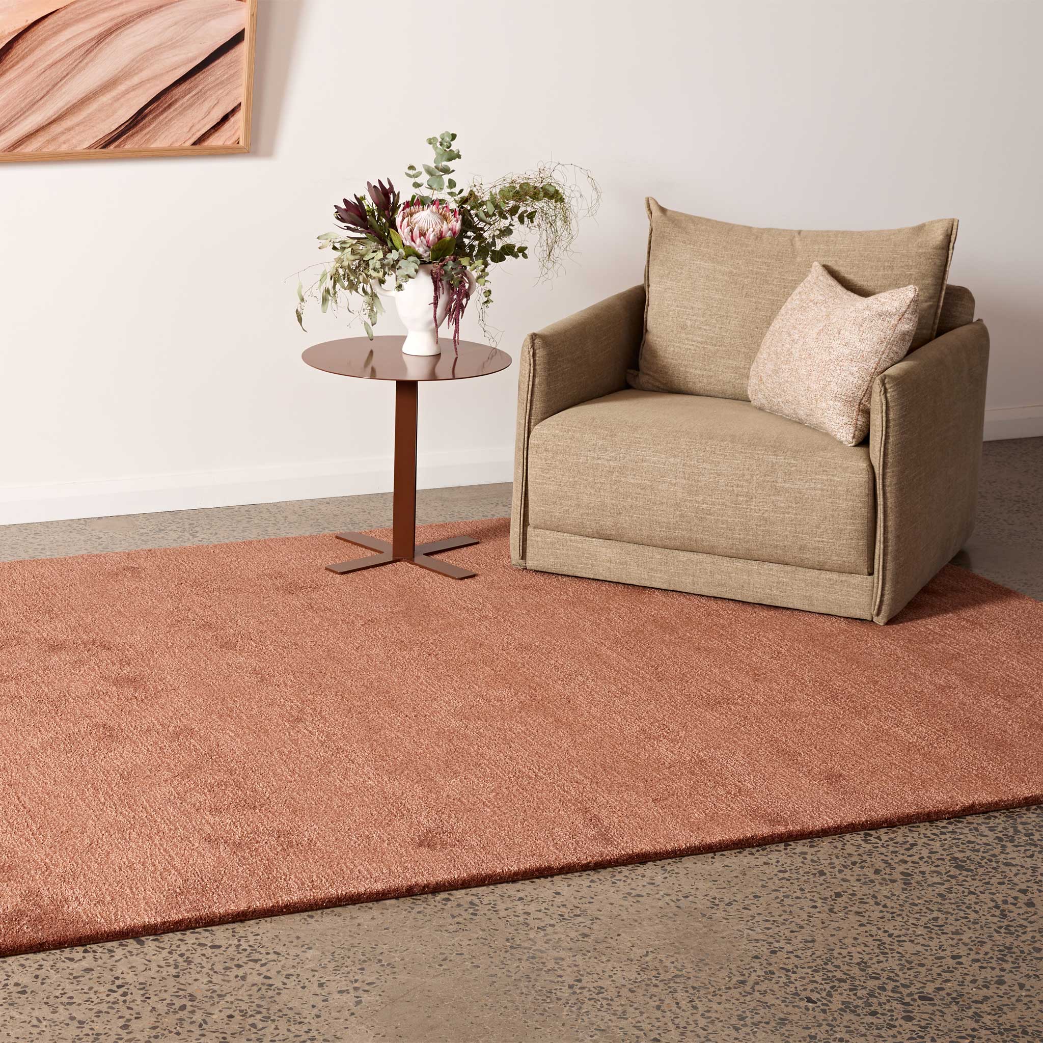 ORA SHAGGY - RUST – Tappeti Rugs