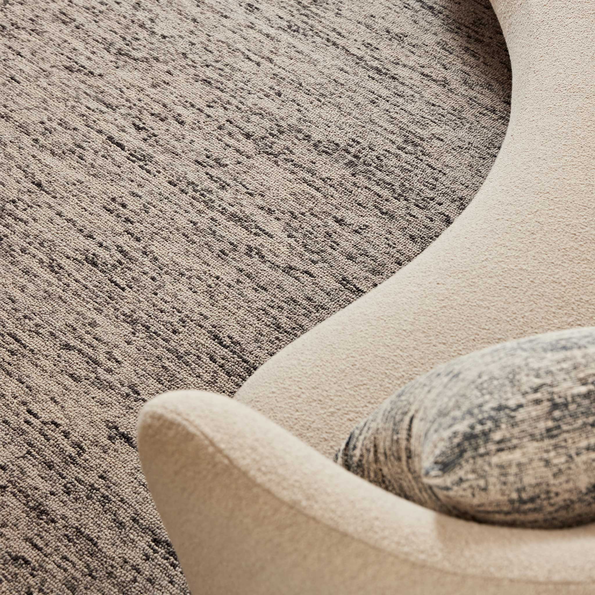ORA Ombre | Silver - Tappeti Fine Handcrafted Rugs + Carpets