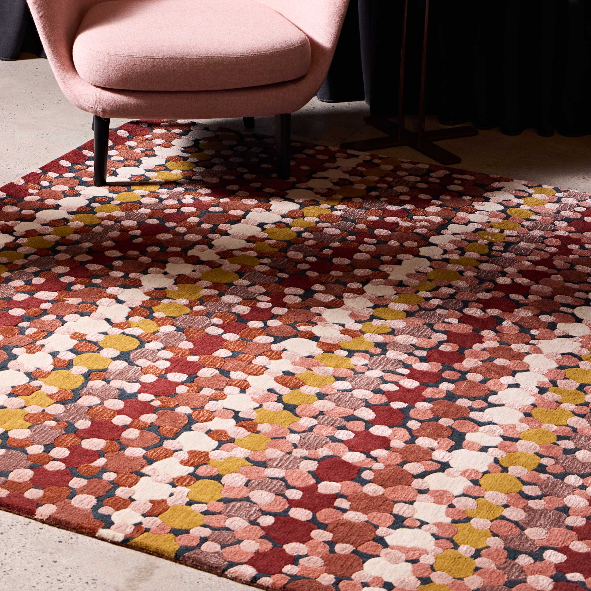 Pathways Rug OCHRE PATHWAYS BY CARA SHIELDS – Tappeti Rugs